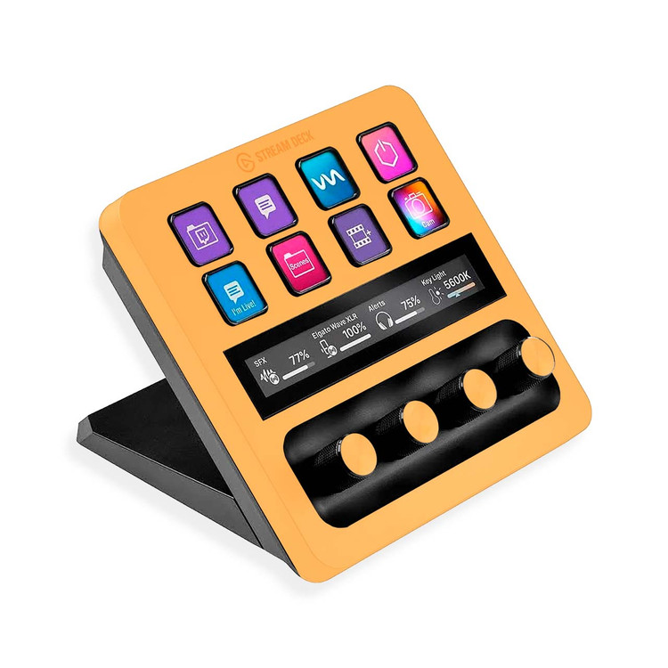 Calm Orange Elgato Stream Deck Plus Skin