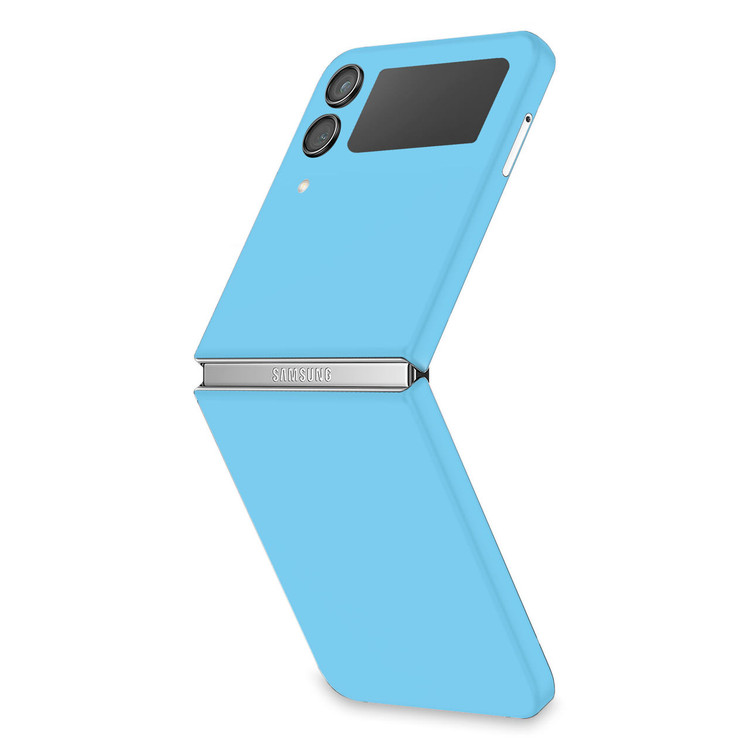 Sky Blue Galaxy Z Flip4 Skin | KO Custom Creations