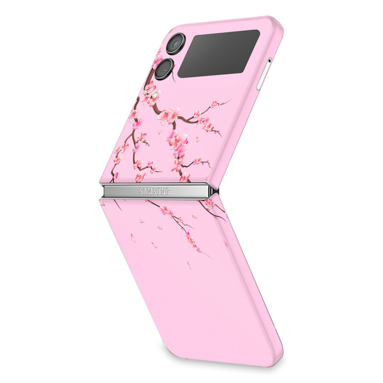 Lace Pink Cherry Blossom Galaxy Z Flip4 Skin | KO Custom Creations