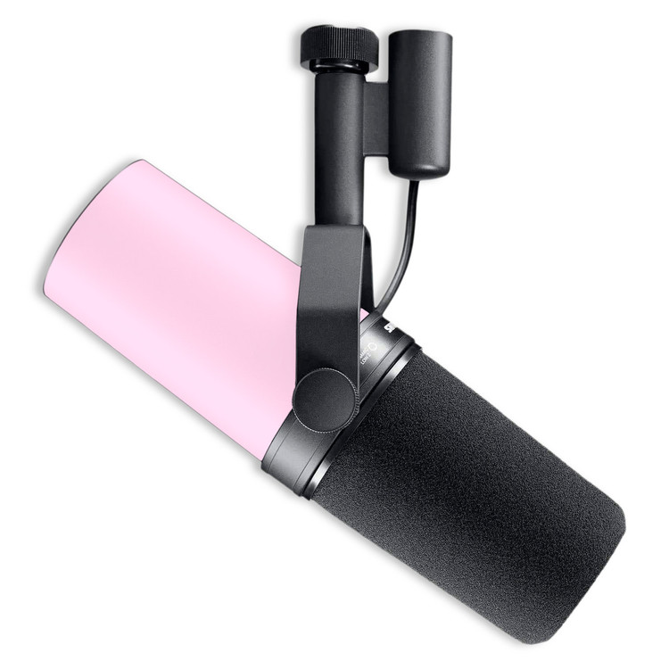 Pale Rose Shure SM7B Microphone Skin | KO Custom Creations Pale Rose Shure SM7B Microphone Skin | KO Custom Creations