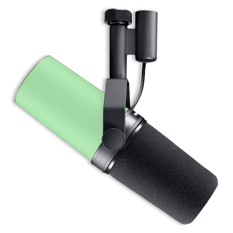 Relax Green Shure SM7B Microphone Skin | KO Custom Creations
