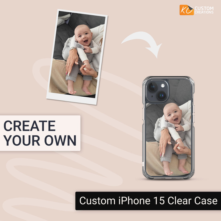 Custom iPhone 15 Clear Case | KO Custom Creations