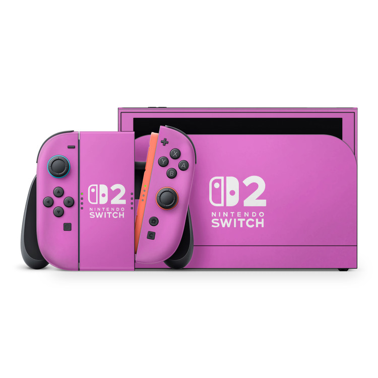 Bubblegum Pink Nintendo Switch 2 Skins