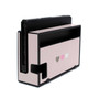 PastelPink & White HeartsNintendo SwitchDock Skin