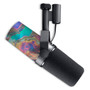 Black Gold Shure SM7B Microphone Skin