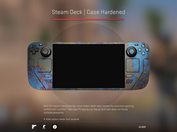 Case Hardened Valve Steam Deck Skin