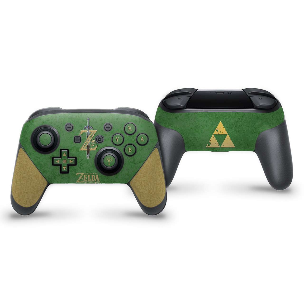 The Legend of Zelda Botw Green Switch Pro Controller Skin