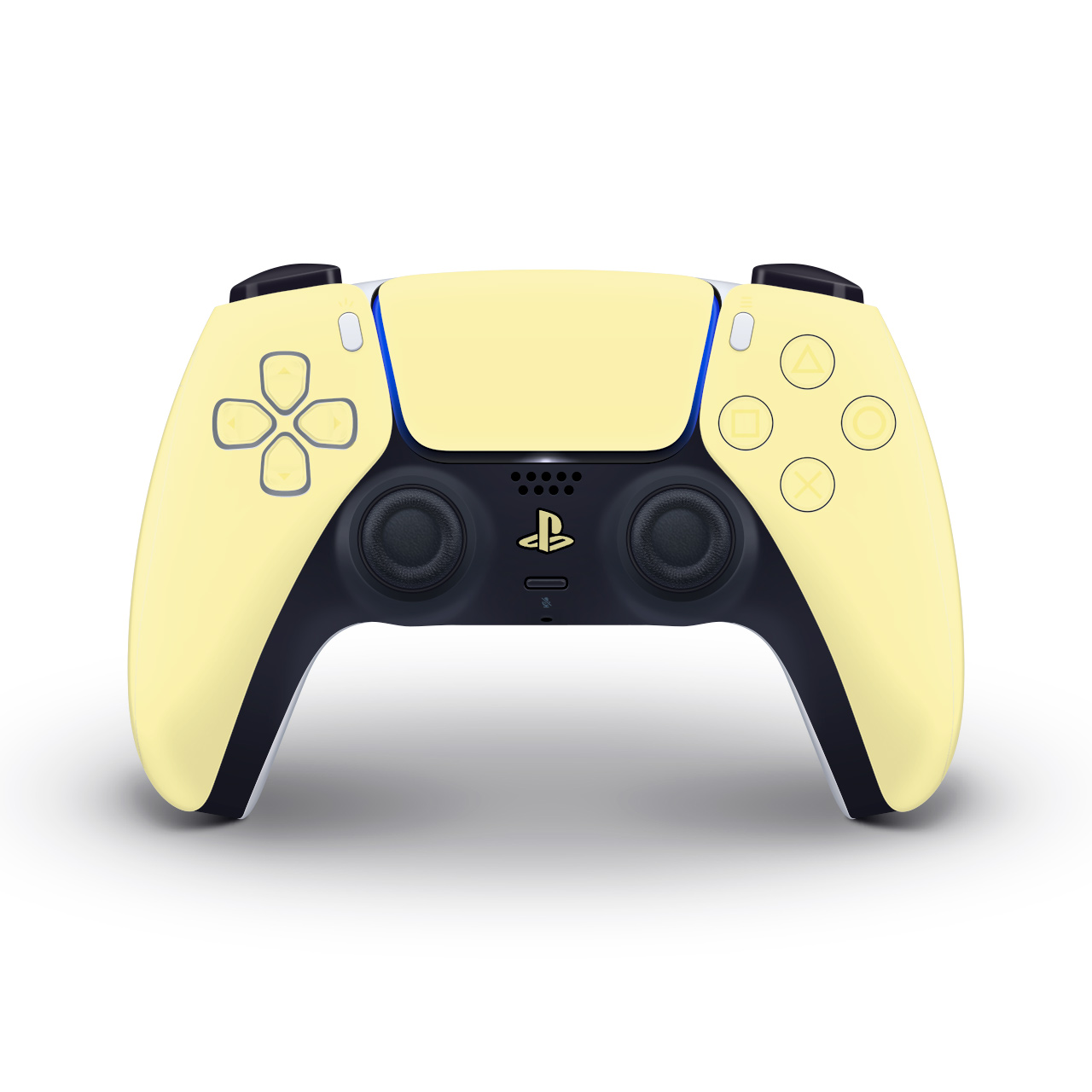 Refresh Yellow Ps5 Controller Skin KO Custom Creations