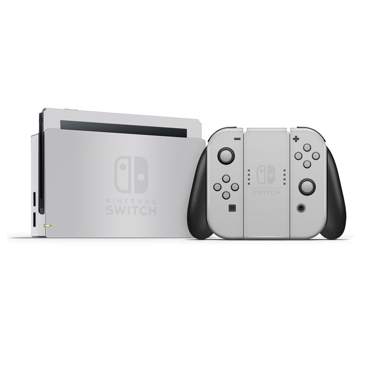 Nintendo Switch - ミルク Pastel_Silver_-