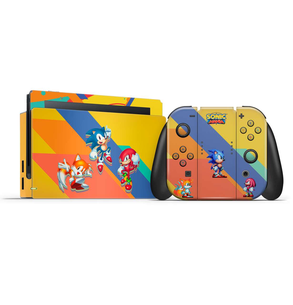 SONIC Nintendo Switch VINYL Skin STICKER Protector for Console & Controller