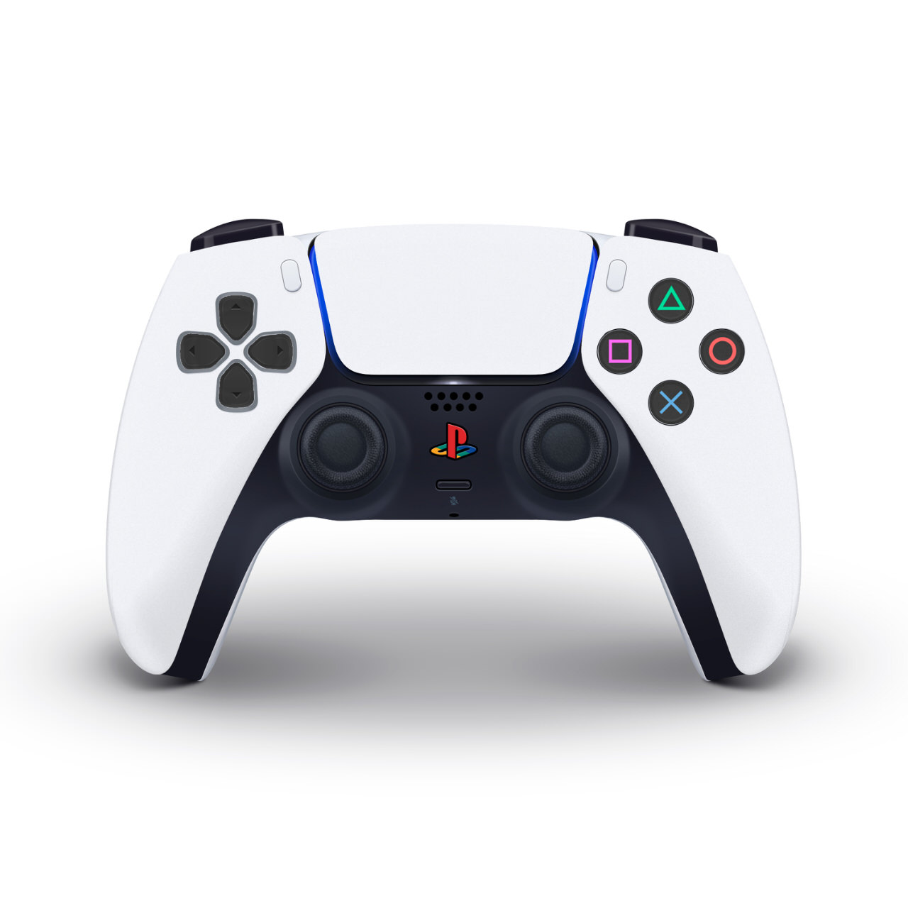 Retro Classic Playstation Grey PS5 Controller Skin