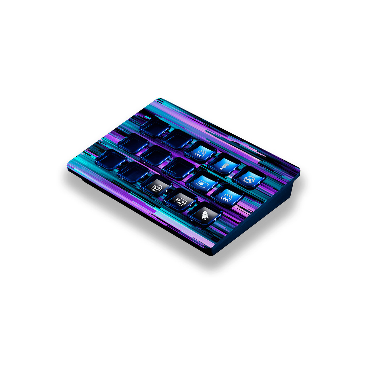 Neon Glitch Elgato Stream Deck Skin | KO Custom Creations