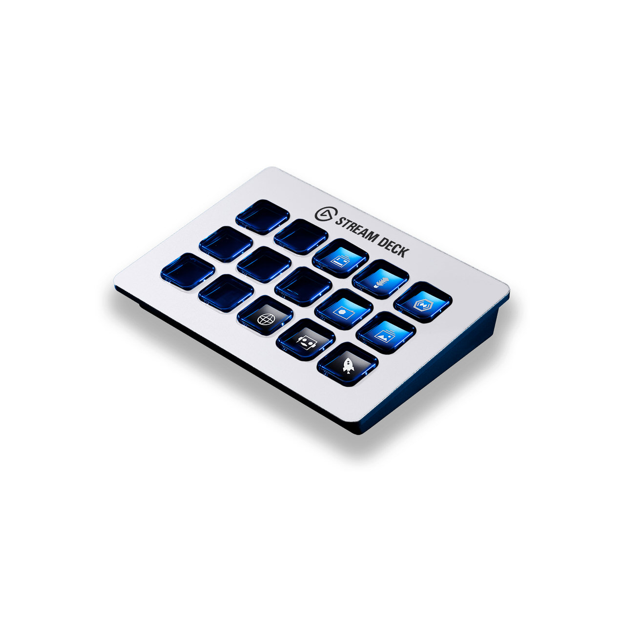 Ghost White Stream Deck Skin | KO Custom Creations