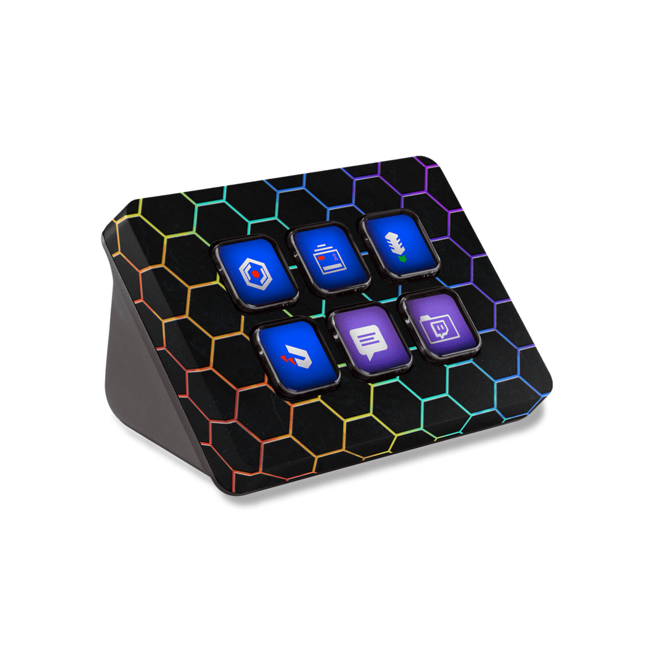 RGB Hex Elgato Stream Deck Mini Skin KO Custom Creations RGB Hex Elgato Stream Deck Mini Skin KO Custom Creations