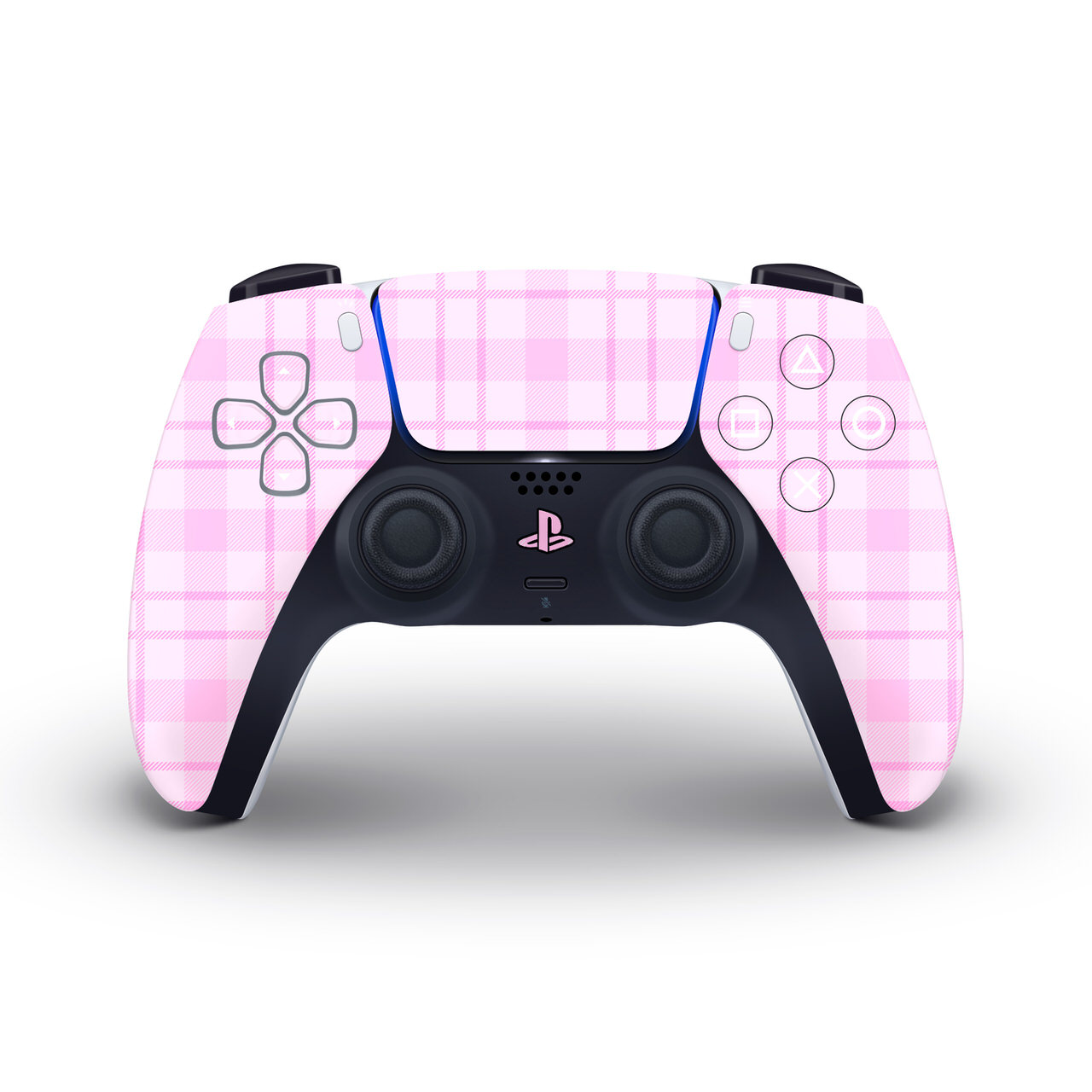 Plaid Pink Ps5 Controller Skin | KO Custom Creations