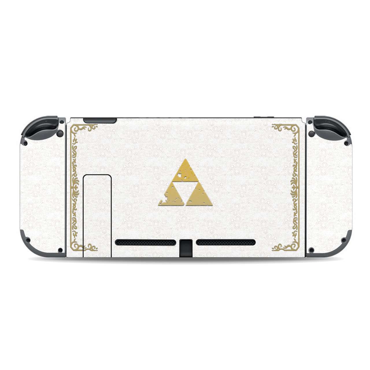 Legend of Zelda White Gold Nintendo Switch OLED Skin