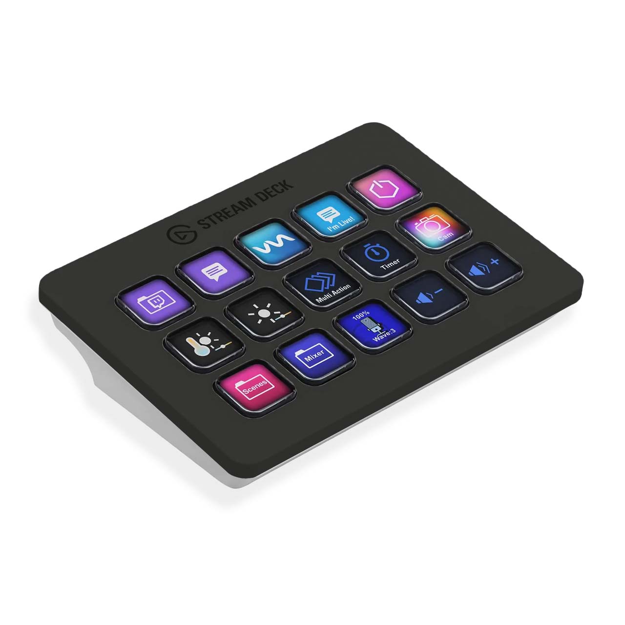 Iron Black Elgato Stream Deck MK.2 Skin | KO Custom Creations