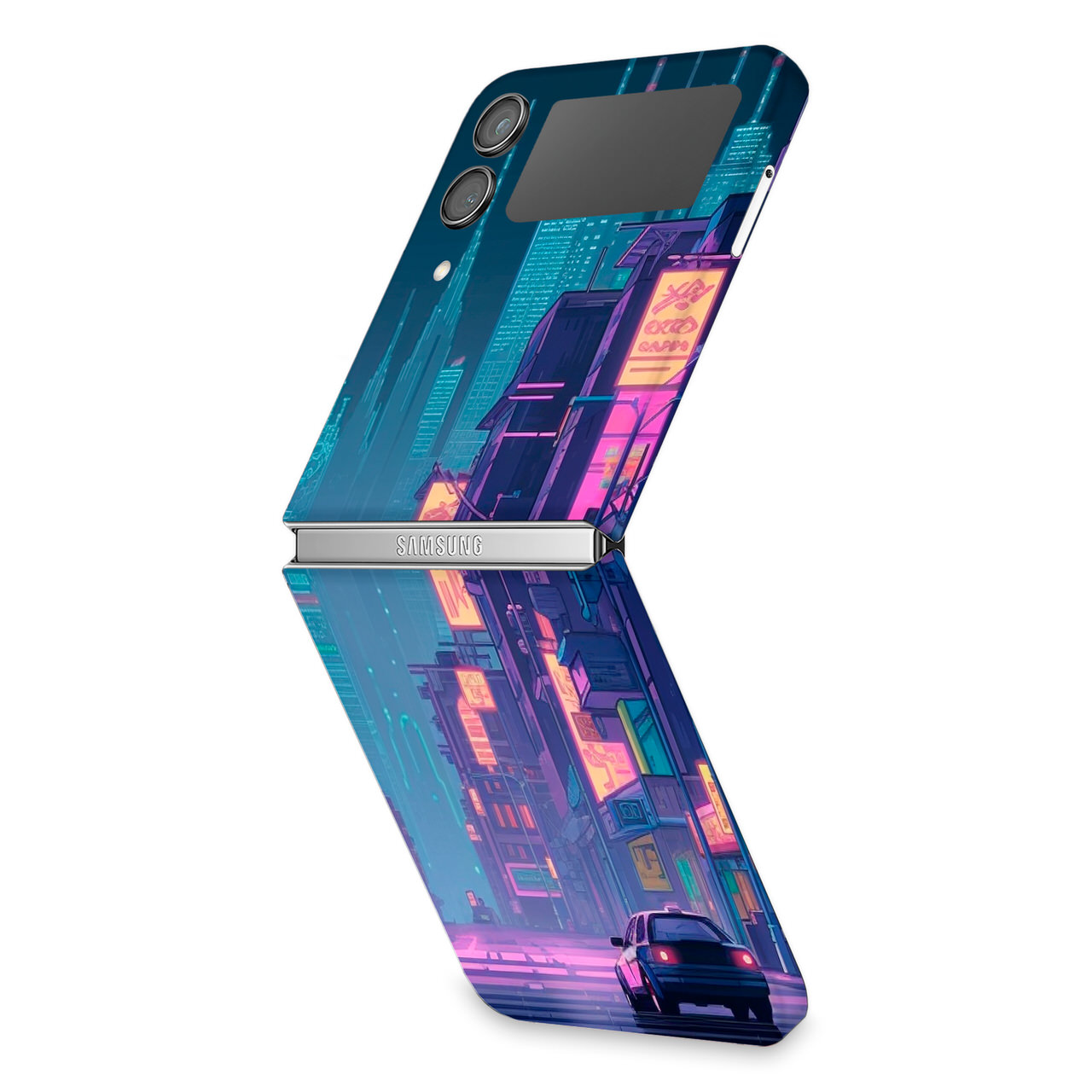 16-Bit City Samsung Galaxy Z Flip4 Skin | KO Custom Creations