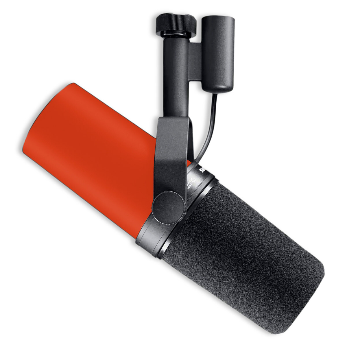 Fall Red Shure SM7B Microphone Skin | KO Custom Creations