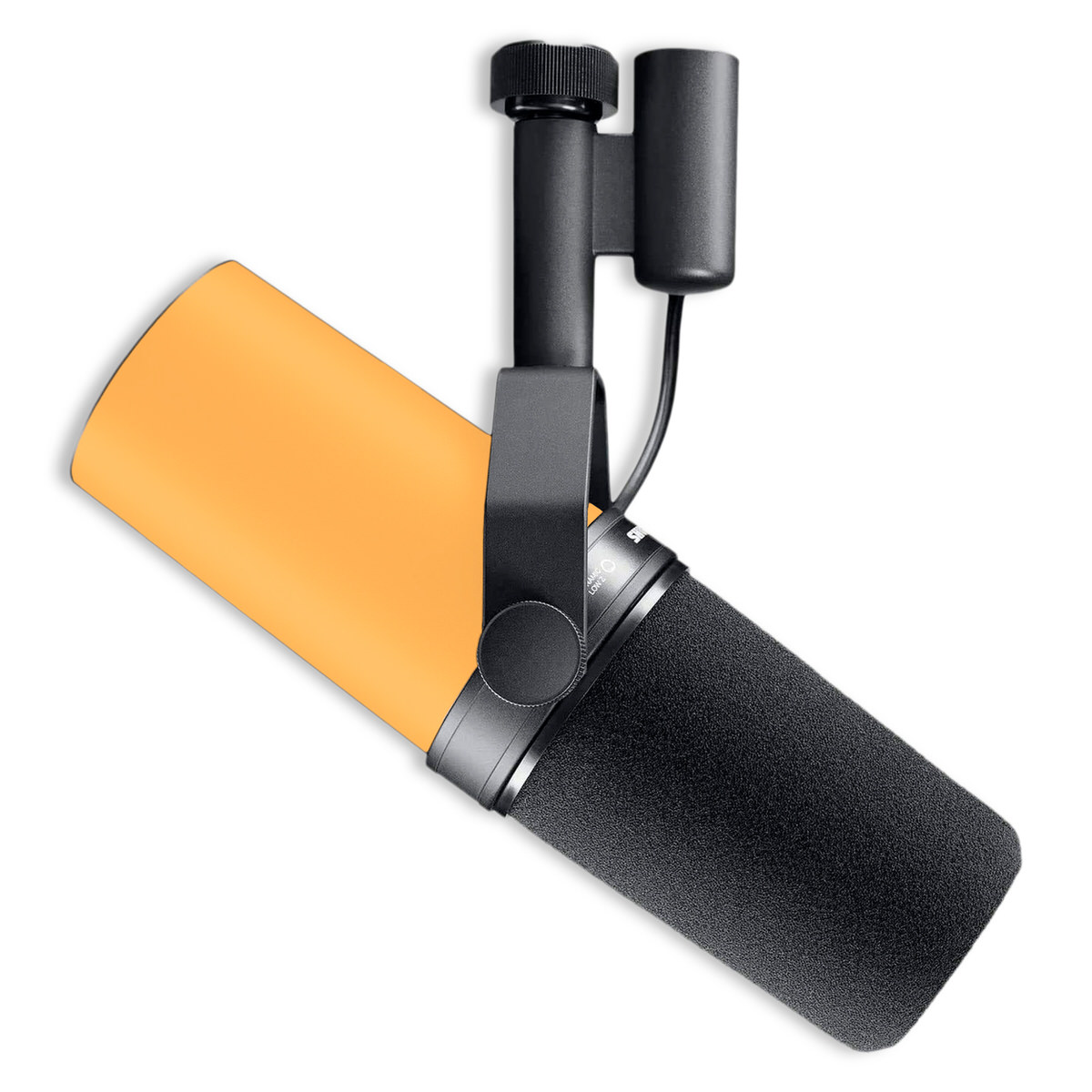 Calm Orange Shure MV7 Microphone Skin