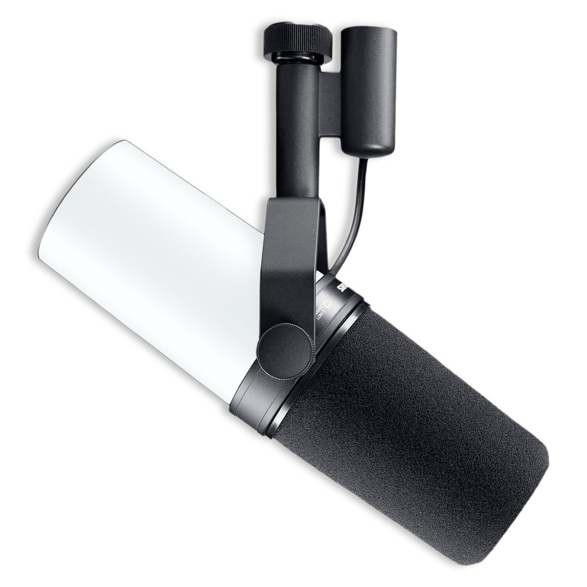 Flat White Shure SM7B Microphone Skin | KO Custom Creations