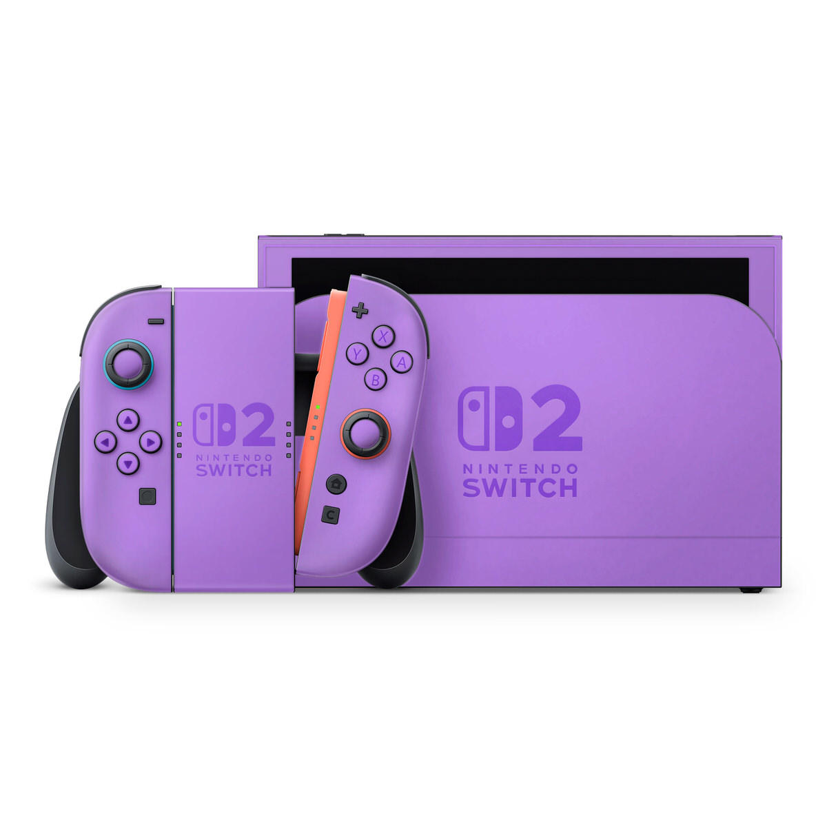 Nintendo Switch kotomi Pale Violet Nintendo Switch 2 Skin