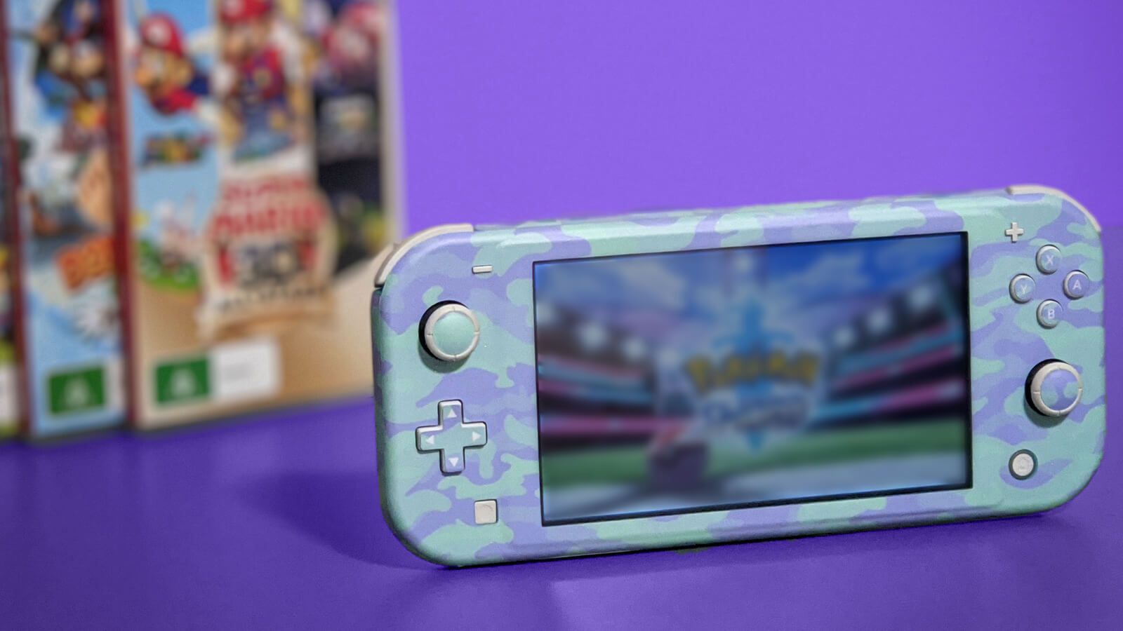 Nintendo Switch Lite Lavender Camo