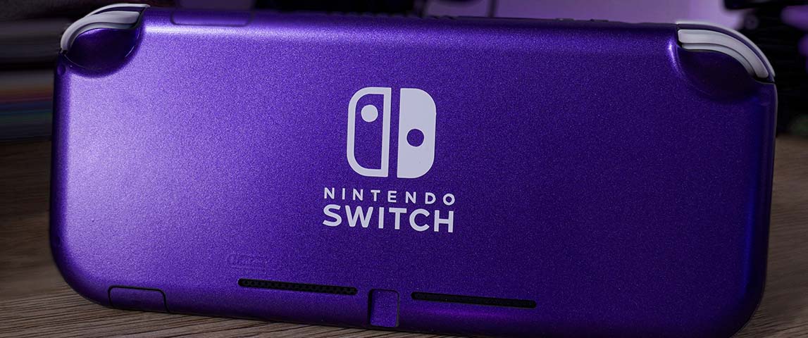 Metallic Purple Nintendo Switch Lite