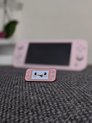 Pink Kawaii Switch Lite Pin