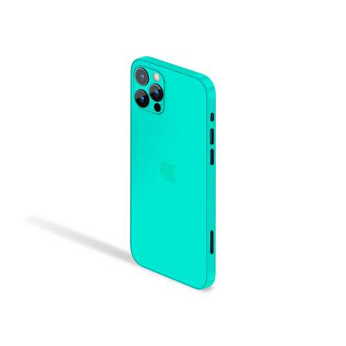 Happy Turquoise Apple iPhone 12 Pro Skin