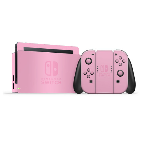 Cute Pink Strawberry Daisy Nintendo Switch Skin, Kawaii