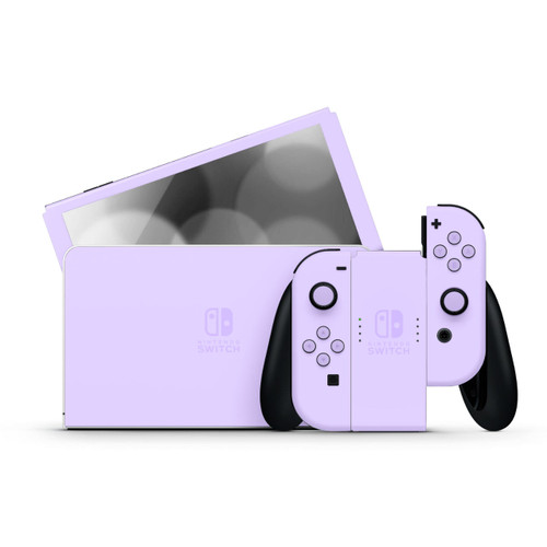 Lavender Nintendo Switch OLED Skins | KO Custom Creations