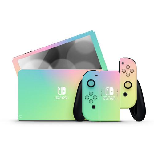 Pastel Ombre Nintendo Switch OLED Skins | KO Custom Creations