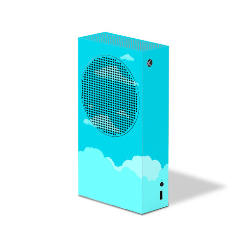 Sky Blue 8-Bit Clouds Xbox Series S | KO Custom Creations