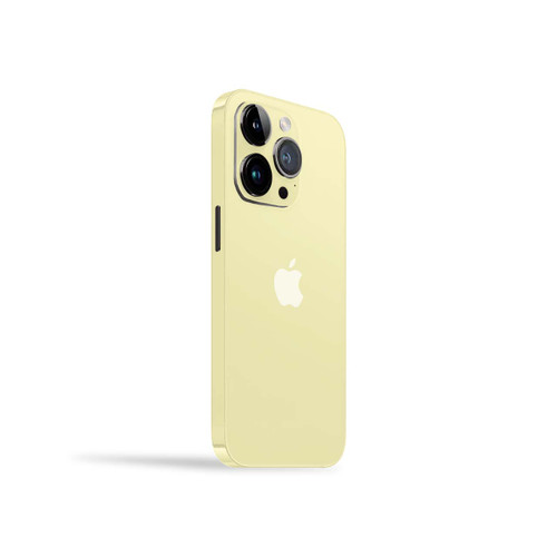 Candy Yellow Apple iPhone 14 Pro Skin | KO Custom Creations