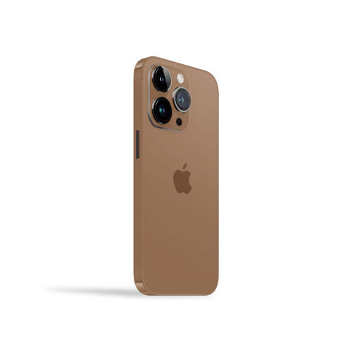 Chestnut Brown Apple iPhone 14 Pro Skin | KO Custom Creations