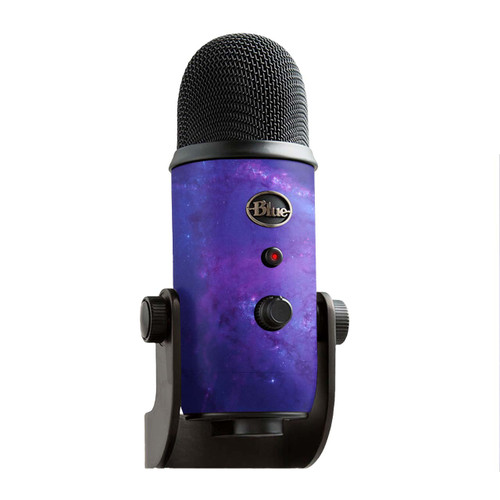Twirl Galaxy Blue Yeti Microphone Skin KO Custom Creations