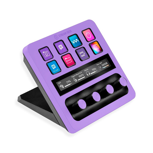 Soft Purple Elgato Stream Deck Plus Skin | KO Custom Creations