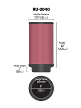 Universal Clamp-On Air Filter (BBWQ-RU-3040)