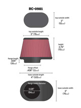 Universal Clamp-On Air Filter (BBWQ-RC-0981)