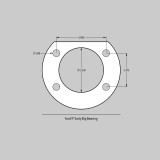 14" Extreme+ Rear Brake Kit, Silver, SDZ (BKCZ-4262205S)