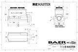 ReMaster 2-Bolt GM/Ford Master Cyl Assembly (BKCZ-6801274LP)