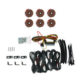 CYCLONE V2 LED 6 LIGHT ROCK KIT - AMBER