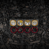 BEZEL RING KC FLEX ERA BAR RED 4PC