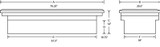 Truck Bed Rail-To-Rail Tool Box (BFKJ-75400LP)