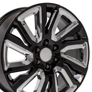 OE Wheels Aluminum Wheel (FVNR-CV39-22090-6550-28B-ic)
