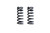 2.5 Inch Lift Coils, Front (FRFC-752425-8)