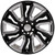 OE Wheels Aluminum Wheel (FVNR-CV39-22090-6550-28B-ic)