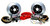 14" Extreme+ Rear Brake Kit - Red w/Shelby Logo (BKCZ-4262204R)