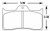 Replacement Pads for Select Baer S4 Caliper